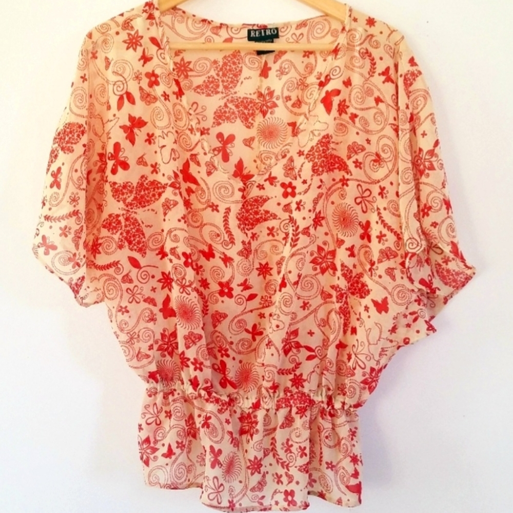 ‼️CLEARANCE‼️ 🍟 Boho top - size large 🍟